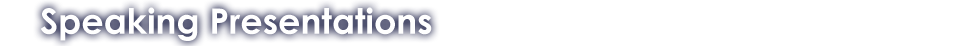 Speaking Presentations